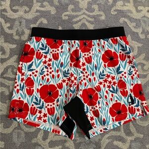 Floral Athletic Shorts for Men